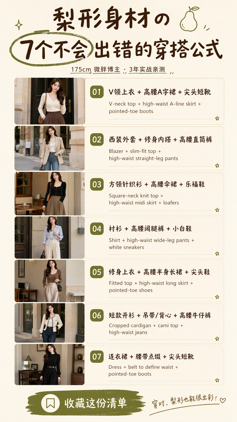 Outfit Guide for Pear-Shape Body